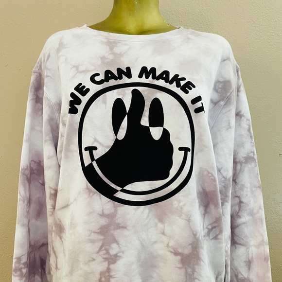 MIGHTY FINE NWT We Can Make It SWEATSHIRT Size Large - Picture 3 of 7